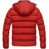 imageCREATMO US Mens Puffer Jacket Waterproof Winter Parka jacket Warm Thicken Ski CoatRed