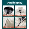 imageBoys Faux Leather Jacket Windproof Warm Winter Coat Kids Bomber Outerwear Waterproof PU Motorcycle JacketWhite