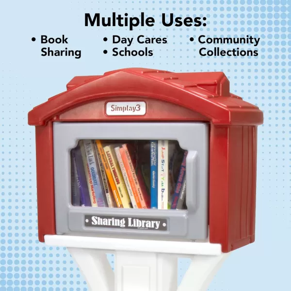 Simplay3 DigFree Sharing Library for Indoor or Outdoor Use Little Sharing Library for Neighborhoods and Schools Made in USASimplay3 DigFree Sharing Library for Indoor or Outdoor Use Little Sharing Library for Neighborhoods and Schools Made in USA