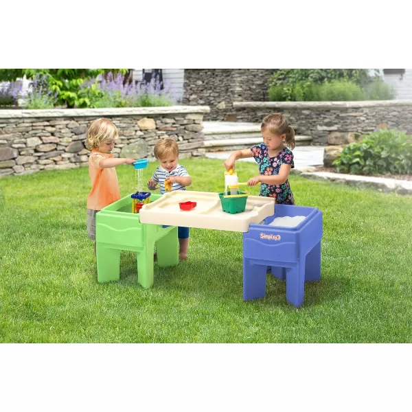 Simplay3 Kids Indoor Outdoor Sand and Water Activity Table with StorageSimplay3 Kids Indoor Outdoor Sand and Water Activity Table with Storage