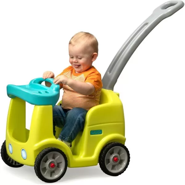 Simplay3 Roll and Stroll Quiet RideOn Toddler Toy Push Car with Seatbelt for Toddlers Ages 154 yrs BlueLime