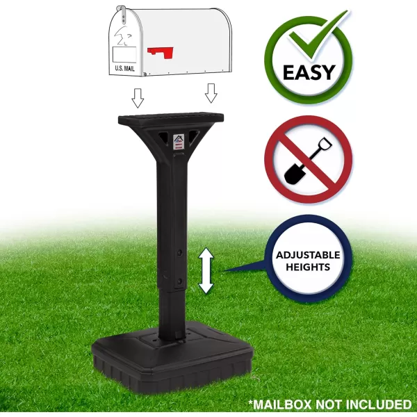 American Home DigFree Universal Mailbox Post for Standard Mailboxes  No Digging Needed Mailbox Post  BlackAmerican Home DigFree Universal Mailbox Post for Standard Mailboxes  No Digging Needed Mailbox Post  Black