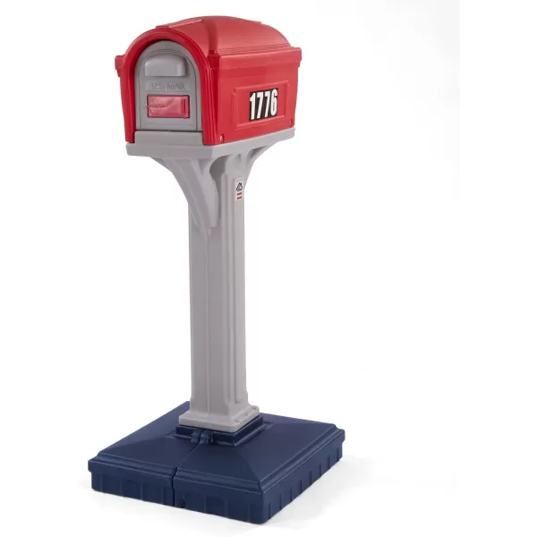 DigFree Easy Up Home Mailbox GraystoneBlack Made in The USAClassic Red White Blue Gray