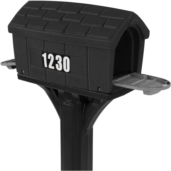 DigFree Easy Up Home Mailbox GraystoneBlack Made in The USAHome Black