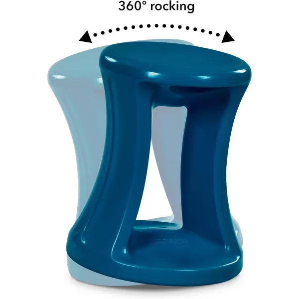 Simplay3 American Home Live Fit Active Balance Chair 17 Stool for Adults and Teens Ergonomic Office Desk Chair with Rock Wobble Tilt Motion for Learning Work and Study Union Blue17 Union Blue