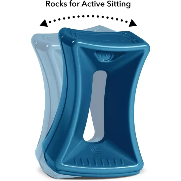 Simplay3 American Home Live Fit Active Balance Chair 17 Stool for Adults and Teens Ergonomic Office Desk Chair with Rock Wobble Tilt Motion for Learning Work and Study Union Blue20 2 Pack Union Blue