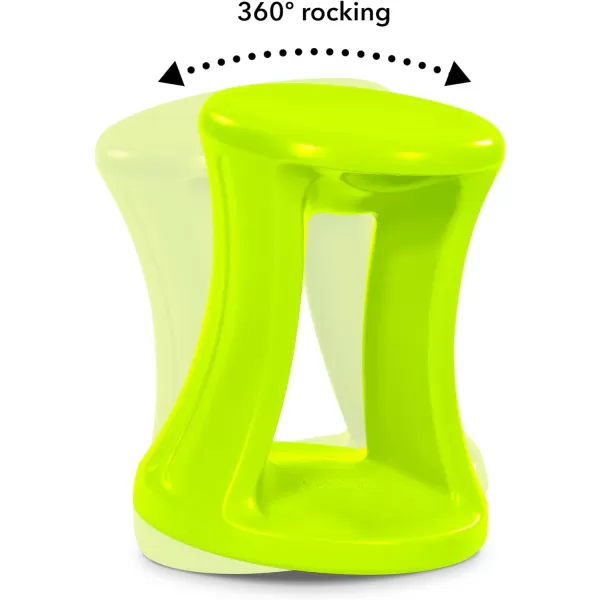 Simplay3 American Home Live Fit Active Balance Chair 17 Stool for Adults and Teens Ergonomic Office Desk Chair with Rock Wobble Tilt Motion for Learning Work and Study Union Blue17 Bright Lime Green