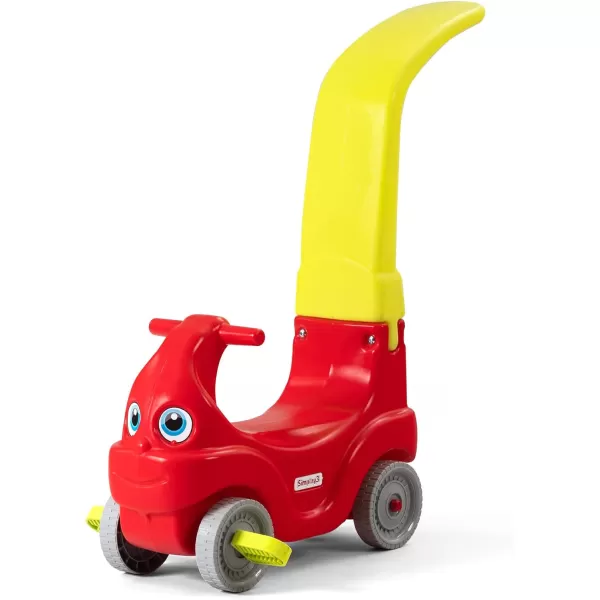 Simplay3 ConvertaCoupe Push Along Riding Car for Toddlers and Kids Ages 25 Years Red and Lime Yellow Parent Push Car Converts to Toddler RideOn CarSimplay3 ConvertaCoupe Push Along Riding Car for Toddlers and Kids Ages 25 Years Red and Lime Yellow Parent Push Car Converts to Toddler RideOn Car