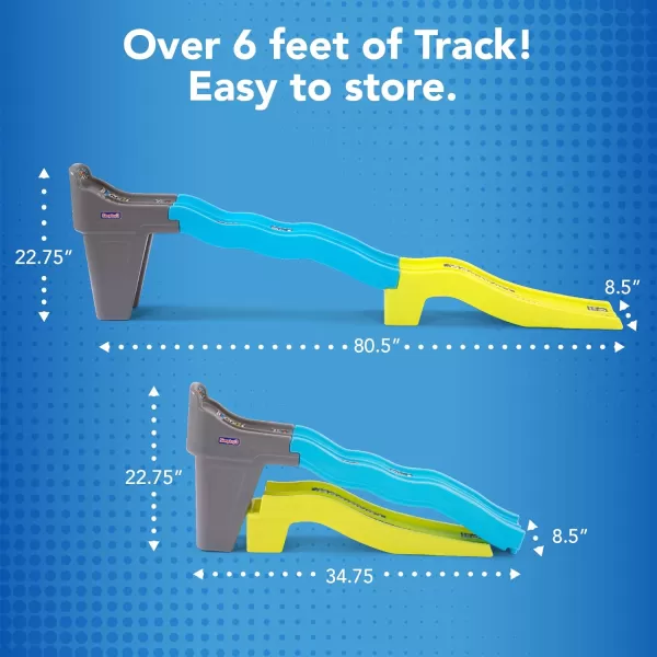 Simplay3 Fast Track Downhill Raceway Dual Racetrack for Kids Cars for Toddlers 2 Toy Race Cars Included Made in USASimplay3 Fast Track Downhill Raceway Dual Racetrack for Kids Cars for Toddlers 2 Toy Race Cars Included Made in USA