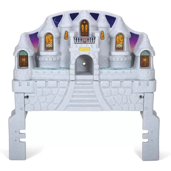 Simplay3 Imagination Castle Headboard Twin Size Plastic Castle Bed headboard for Toddlers Kids and Girls with Princess Toy Play Storage Area Gray amp Pink Made in USASimplay3 Imagination Castle Headboard Twin Size Plastic Castle Bed headboard for Toddlers Kids and Girls with Princess Toy Play Storage Area Gray amp Pink Made in USA