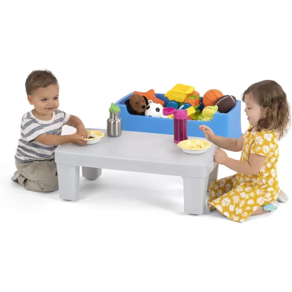 Simplay3 Play Around Toy Box Table  Multipurpose Kids Toy Box and Toddler Play Table for Toys Art Supplies Crafts  Durable Plastic Large Toy Box Made in USASimplay3 Play Around Toy Box Table  Multipurpose Kids Toy Box and Toddler Play Table for Toys Art Supplies Crafts  Durable Plastic Large Toy Box Made in USA