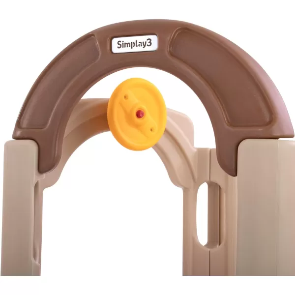 Simplay3 Sunny Day Indoor or Outdoor Cottage Picnic Playhouse for Toddlers and Young Children with Kitchenette and Picnic TableActivity Climber