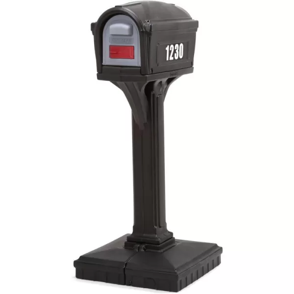 DigFree Easy Up Home Mailbox GraystoneBlack Made in The USAClassic Black