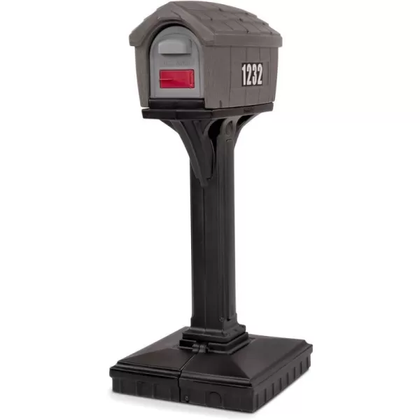 DigFree Easy Up Home Mailbox GraystoneBlack Made in The USAHome GraystoneBlack