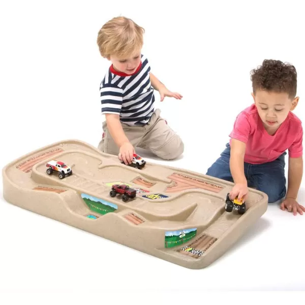 Simplay3 Portable Carry and Go Kids Race Track Toy Car Train Table 2Sided No Assembly for Children 3 4 5 6 7 Years Old Boys Girls Made in USASimplay3 Portable Carry and Go Kids Race Track Toy Car Train Table 2Sided No Assembly for Children 3 4 5 6 7 Years Old Boys Girls Made in USA