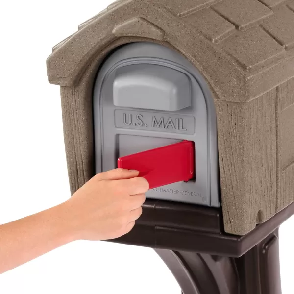 DigFree Easy Up Home Mailbox GraystoneBlack Made in The USASandstoneEspresso