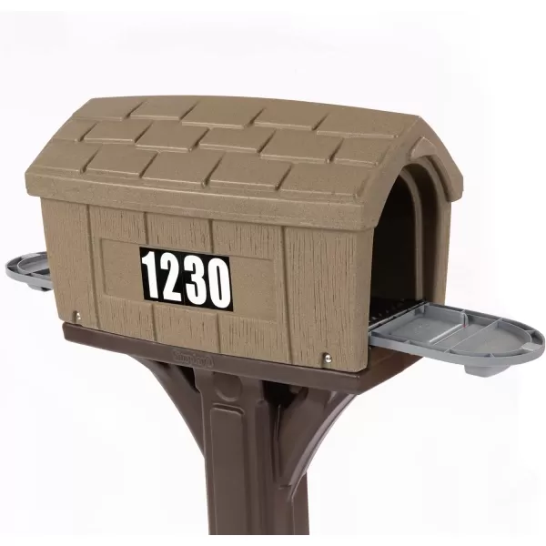 DigFree Easy Up Home Mailbox GraystoneBlack Made in The USASandstoneEspresso