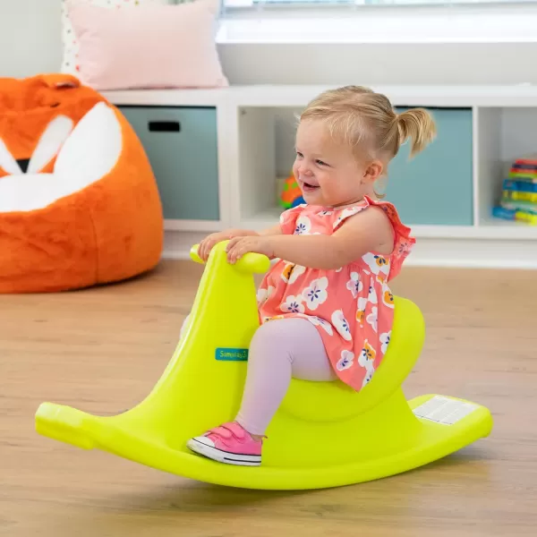 Simplay3 Active Rocking Rider Sensory Toddler Toy  Easy Grip Handles Stable Base and Foot Rests Indoor or Outdoor Rideon Toy