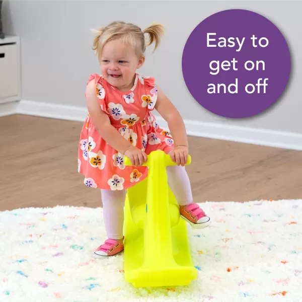 Simplay3 Active Rocking Rider Sensory Toddler Toy  Easy Grip Handles Stable Base and Foot Rests Indoor or Outdoor Rideon Toy