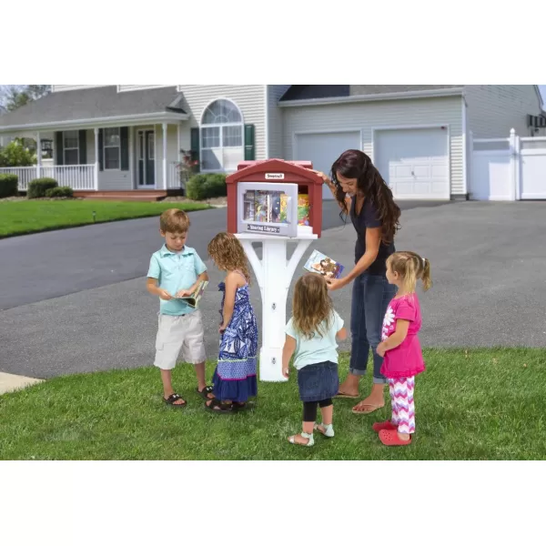 Simplay3 American Home 41705R01 Outdoor Sharing LibraryWhite