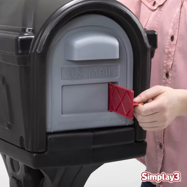 Simplay3 American Home 42002R04 DigFree Easy Up Classic Mailbox  BlackBlack