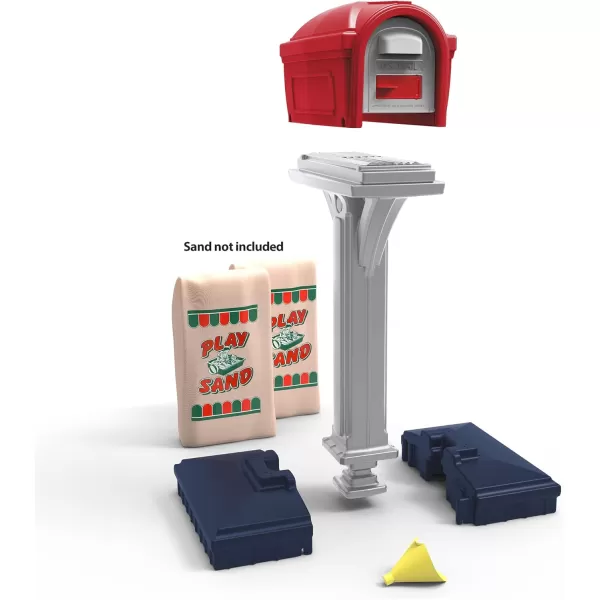 Simplay3 American Home 42002R04 DigFree Easy Up Classic Mailbox  BlackRed