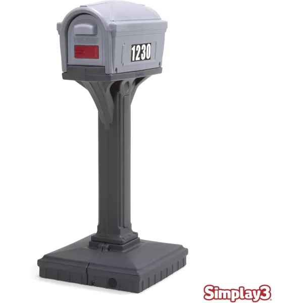 Simplay3 American Home 42002R04 DigFree Easy Up Classic Mailbox  BlackSteel GrayCharcoal