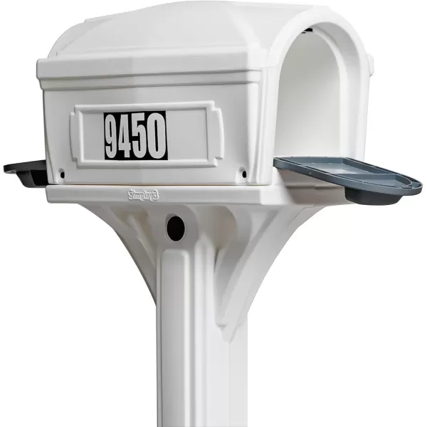 Simplay3 American Home 42002R04 DigFree Easy Up Classic Mailbox  BlackWhite