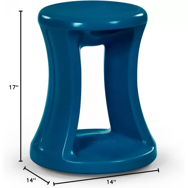 Simplay3 American Home Live Fit Active Balance Chair 17quot Stool for Adults and Teens Ergonomic Office Desk Chair with Rock Wobble Tilt Motion for Learning Work and Study Sky BlueUnion Blue