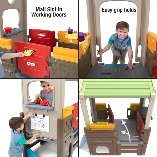 Simplay3 Young Explorers Discovery Playhouse  Indoor or Outdoor Clubhouse and Activity Playset for Toddlers and Kids Made in USA