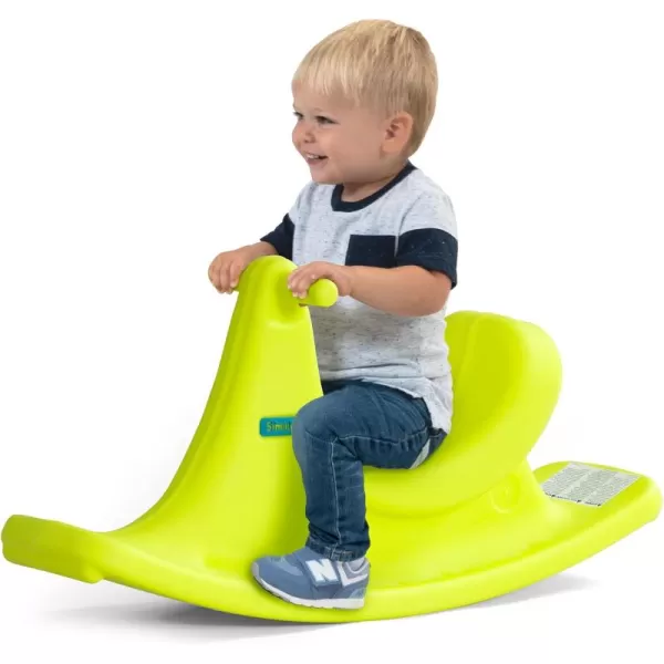 Simplay3 Active Rocking Rider Sensory Toddler Toy  Easy Grip Handles Stable Base and Foot Rests Indoor or Outdoor Rideon Toy