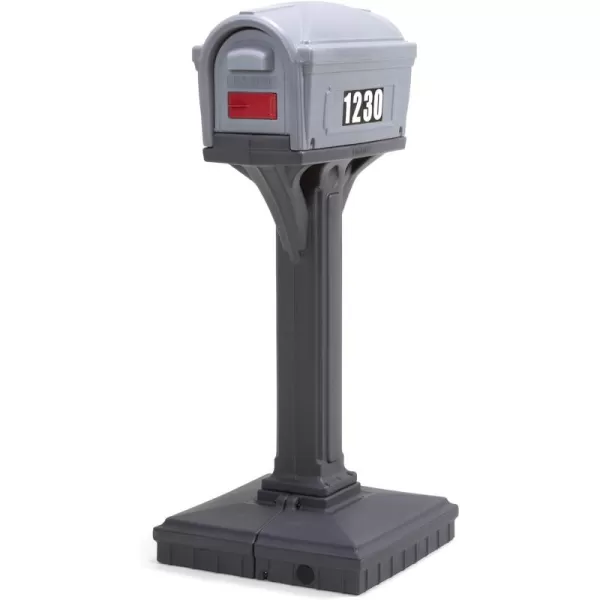 Simplay3 American Home 42002R04 DigFree Easy Up Classic Mailbox  BlackSteel GrayCharcoal