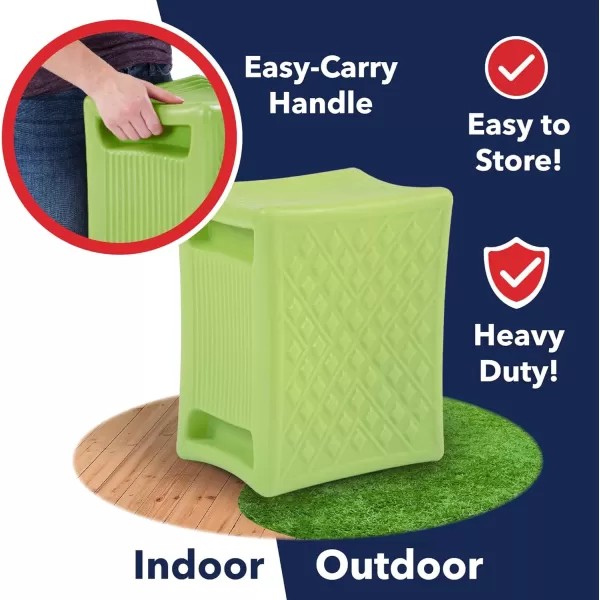 Simplay3 Handy Home 3Level Heavy Duty WorkGarden Seat  12quot x 15quot x 9quot  Gray Made in USAGreen