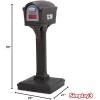 imageSimplay3 T4 Extra Large Capacity XL DigFree Mailbox with Durable Construction WeatherResistant Design and Easy NoDig Installation Front Door Only Black Made in The USABlack