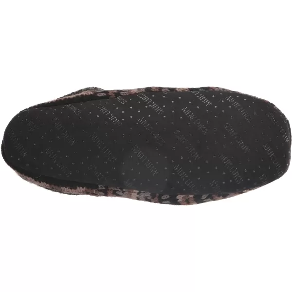MUK LUKS Mens Bootie SlipperEbony Multi