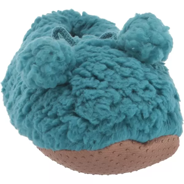 MUK LUKS Womens Moisturized and Infused Ballerina Slipper SockTeal