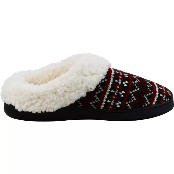 MUK LUKS Womens Suzanne Clog SlippersBlackChianti