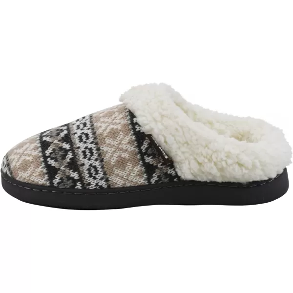 MUK LUKS Womens Suzanne Clog SlippersGreyNeutral