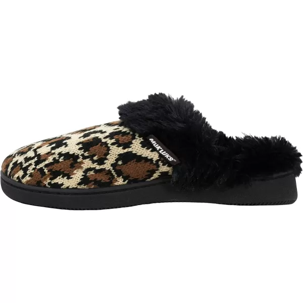 MUK LUKS Womens Suzanne Clog SlippersLeopard