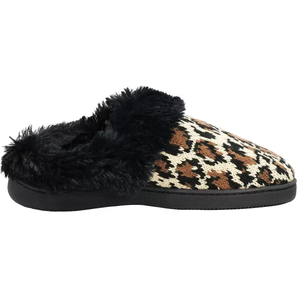 MUK LUKS Womens Suzanne Clog SlippersLeopard