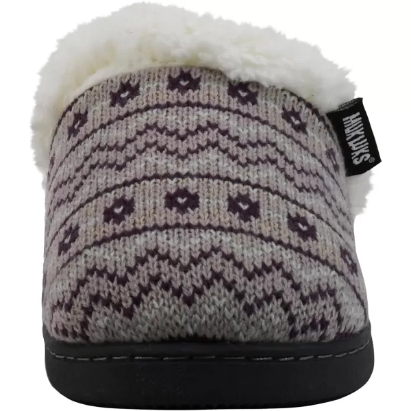 MUK LUKS Womens Suzanne Clog SlippersPurple