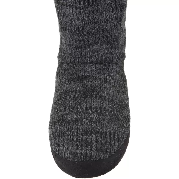MUK LUKS Womens Tall FleeceLined Slipper BootMarble After Dark