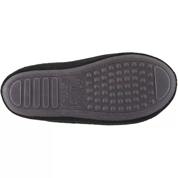 MUK LUKS Womens Tall FleeceLined Slipper BootMarble After Dark