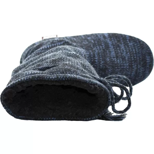 MUK LUKS Womens Tall FleeceLined Slipper BootMidnight