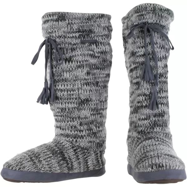 MUK LUKS Womens Tall FleeceLined Slipper BootThree Color Marl