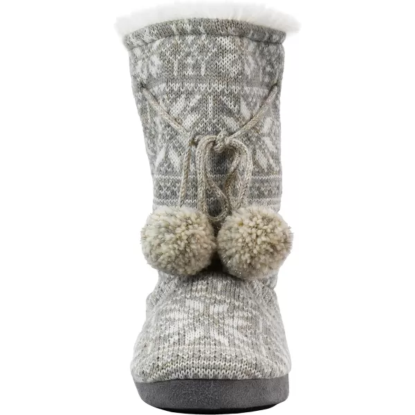 MUK LUKS Womens Tall FleeceLined Slipper BootWinter Shimmer