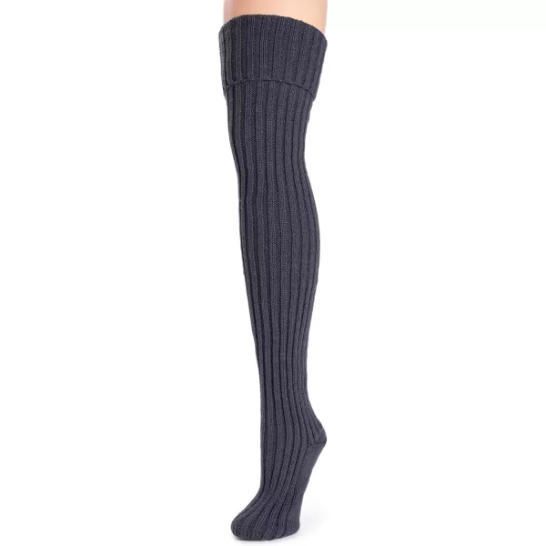 MUK LUKS womens Womens Chunky Ribbed Over the Knee SocksTwilight