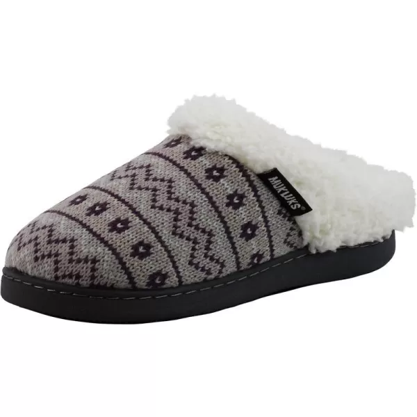 MUK LUKS Womens Suzanne Clog SlippersPurple