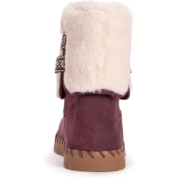 MUK LUKS Womens Flexi Montauk Boots FashionBordeaux