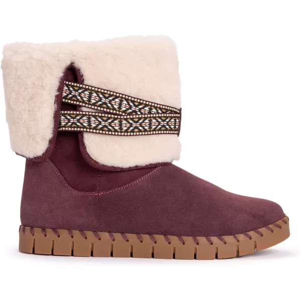 MUK LUKS Womens Flexi Montauk Boots FashionBordeaux